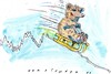 Cartoon: Talfahrt (small) by Jan Tomaschoff tagged börse,dax,bullen,bären,dow,jones,aktien