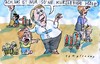 Cartoon: Wahlente (small) by Jan Tomaschoff tagged wahlen,meinungsumfragen