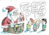 Cartoon: Weihnacht6 (small) by Jan Tomaschoff tagged weihnachten geschenke süßigkeiten