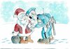 Cartoon: Weihnachten2 (small) by Jan Tomaschoff tagged weihnachtsmann,sicherheit