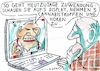 Cartoon: Zuwendung (small) by Jan Tomaschoff tagged medizin,zuwendung,digitalisierung