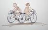Cartoon: old couple (small) by nele andresen tagged tandem,ehe,