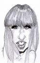 Cartoon: Lady Gaga (small) by MRDias tagged caricature