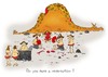 Cartoon: reservation (small) by draganm tagged reservation restoran stone age