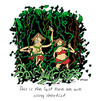 Cartoon: shortcut (small) by draganm tagged shortcut stone age forest