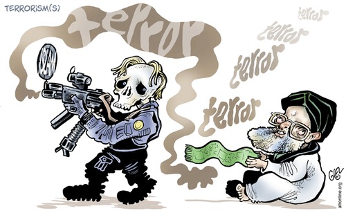 Cartoon: Norway (medium) by Damien Glez tagged terror,norway,breivik