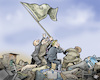 Cartoon: Currency war (small) by Damien Glez tagged currency,war,money,dollar