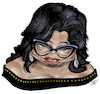 Cartoon: Oprah Winfrey (small) by Damien Glez tagged oprah,winfrey