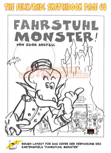 Cartoon: Fahrstuhl Monster! (medium) by FeliXfromAC tagged aachen,burg,castle,fahrstuhl,piccolo,monster,mutants,layout,stockart,mann,man,felix,alias,reinhard,horst,horror,design,line,comic,cartoon,love