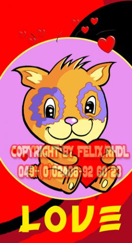Cartoon: Lighter Designs in Manga Style (medium) by FeliXfromAC tagged nice,animals,tiere,tier,logos,sympathiefiguren,mascots,wallpapers,characters,characterdesign,figuren,hey,melde,dich,whimsical,felix,alias,design,line,red,love,herzen,beziehung,aachen,sorry,greeting,card,lighter,