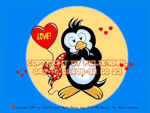 Cartoon: Sympathiefigur - Pingoo (medium) by FeliXfromAC tagged nice,animals,tiere,tier,logos,sympathiefiguren,mascots,wallpapers,characters,characterdesign,figuren,hey,melde,dich,whimsical,felix,alias,design,line,red,love,herzen,beziehung,aachen,pinguin,penguine,greeting,card,stockart,