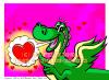 Cartoon: Dragons in Love 11 (small) by FeliXfromAC tagged nice animals tiere tier logos stockart sympathiefiguren mascots wallpapers characters characterdesign figuren whimsical felix alias reinhard horst design line drache dragon red love verliebt herz feuer