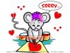 Cartoon: Handy Logo Sorry (small) by FeliXfromAC tagged nice,animals,tiere,tier,logos,sympathiefiguren,mascots,wallpapers,characters,characterdesign,figuren,hey,melde,dich,whimsical,felix,alias,reinhard,horst,reinhard,horst,design,line,maus,mouse,red,love,herzen,beziehung,sorry,tut,mir,leid,aachen,stockart,
