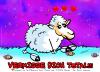 Cartoon: Sheep In Love! The Postcard 01 (small) by FeliXfromAC tagged sheep,in,love,verliebt,felix,alias,reinhard,horst,design,line,aachen,illustration,comic,cartoon,poster,mascot,liebe,schaf,schafe,handy,mobile,services,funny,tiere,animals