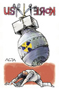 Cartoon: BOOM!! (small) by AGRA tagged war,conflict,nuclear