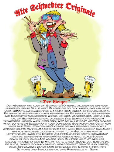 Cartoon: Heino  der Geiger Sohny (medium) by cartoonist_egon tagged heino,sohny,der,geiger