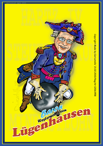 Cartoon: mal Klartext  zeichnen! (medium) by cartoonist_egon tagged guido,fdp,hartz,iv,sgb,ii,soziales,westerwelle