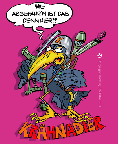 Cartoon: KrähenTOON (medium) by cartoonist_egon tagged krähen,rabenvögel,tiere,vögel