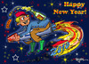Cartoon: Happy New Year (small) by cartoonist_egon tagged silvester,jahreswechsel,feuerwerk,boom