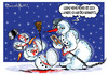 Cartoon: Meine Möhre.... (small) by cartoonist_egon tagged horror,schneemänner,winter