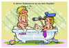 Cartoon: Wannenkapitän (small) by cartoonist_egon tagged baden,wanne,kapitän,frau,duschen