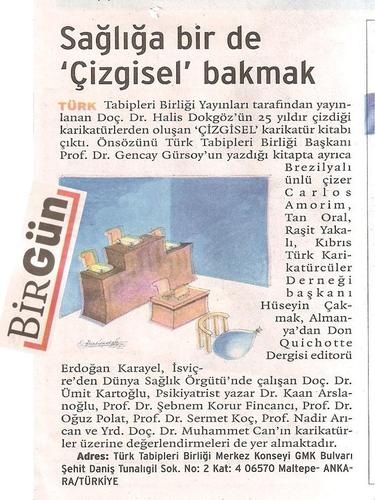 Cartoon: birgun newspaper (medium) by halisdokgoz tagged birgun,newspaper