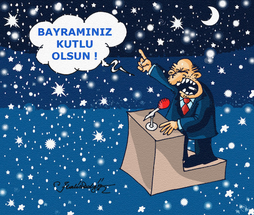 Cartoon: celebrating (medium) by halisdokgoz tagged celebrating