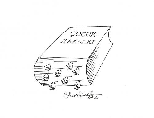 Cartoon: child rights (medium) by halisdokgoz tagged child,rights,halis,dokgoz