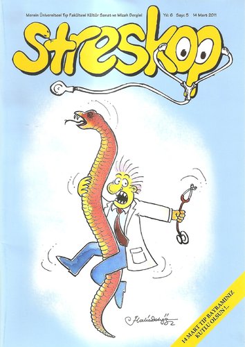 Cartoon: Streskop Medical Journal (medium) by halisdokgoz tagged streskop,medical,journal