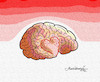 Cartoon: Brain  Heart (small) by halisdokgoz tagged brain,heart