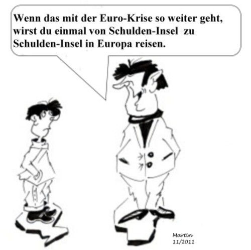 Cartoon: EURO-KRISE (medium) by quadenulle tagged cartoon