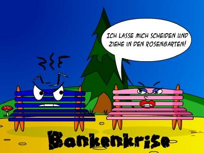 Cartoon: Notleidende Banken (medium) by Tricomix tagged bankenkrise,sparkasse
