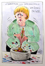 Cartoon: Zaubertrank (small) by RAWU tagged merkel,kanzlerin,wahlkampf