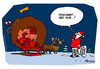 Cartoon: Weichnachts Leak (small) by Wunschcartoon tagged wikileak,weihnachtsmann,weichnachten,christmas,assange,frohes,fest