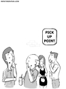 Cartoon: Pick Up Point (small) by Ahmedfani tagged pick,nose