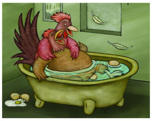 Cartoon: water birth (medium) by Young Sik Oh tagged cartoon