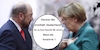 Cartoon: Schulz vs. Merkel (small) by sier-edi tagged merkel,schulz,kanzler,bundestagswahl,deutschland