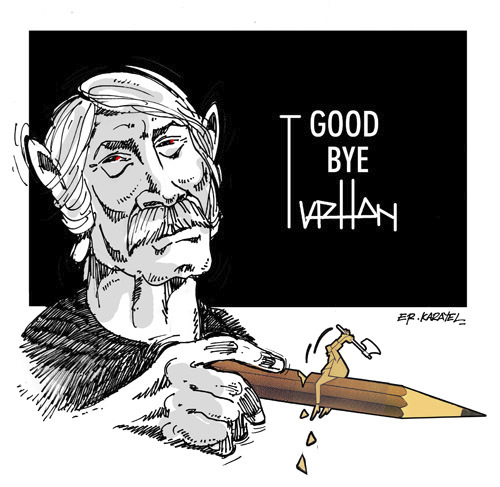 Cartoon: GREAT MASTER TURHAN SELCUK-2 (medium) by donquichotte tagged ts2