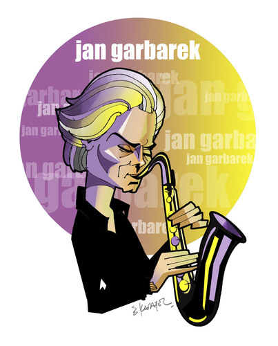 Cartoon: JAN GARBAREK (medium) by donquichotte tagged jan