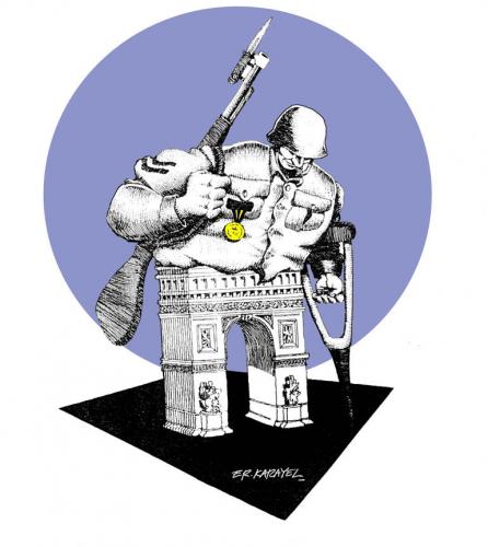 Cartoon: SOLDIER (medium) by donquichotte tagged soldier