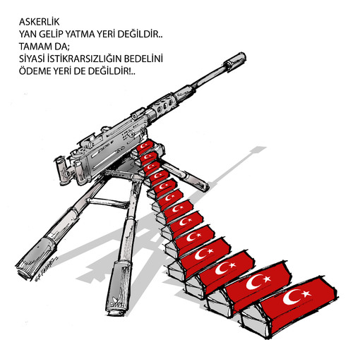 Cartoon: terror in turkey... (medium) by donquichotte tagged terör