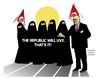 Cartoon: THE REPUBLIC WILL LIVE! (small) by donquichotte tagged cmhryt