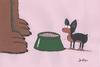 Cartoon: chuawa (small) by claude292 tagged small,dog