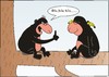 Cartoon: Monkeys (small) by claude292 tagged chat