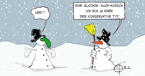 Cartoon: Xmas-Zucchini (medium) by Marcus Gottfried tagged weihnachten,schneemann,frosty,möhre,zucchini,weihnachten,schneemann,frosty,möhre,zucchini