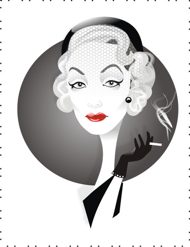 Cartoon: Marlene Dietrich (medium) by Nicoleta Ionescu tagged marlene,dietrich