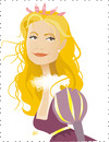 Cartoon: Gwyneth Paltrow (small) by Nicoleta Ionescu tagged gwyneth paltrow caricature portrait poet star movie screen beauty romance love shakespeare blonde muse woman beautiful face