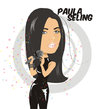 Cartoon: Paula Seling (small) by Nicoleta Ionescu tagged paula,seling