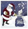 Cartoon: Toonpool Santa (small) by Nicoleta Ionescu tagged christmas santa toonpool joy
