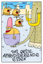 Cartoon: essen (small) by WHOSPERFECT tagged essen,tier,eat,frau